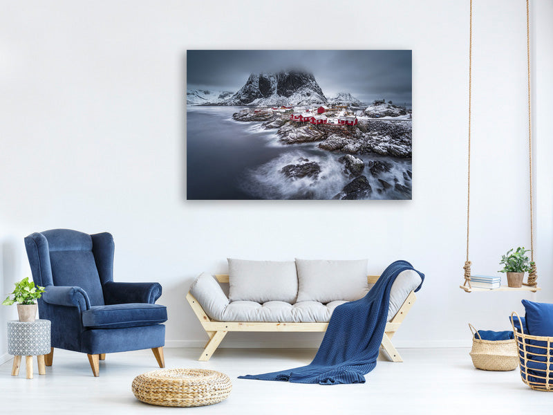 panoramic-3-piece-canvas-print-winter-lofoten-islands
