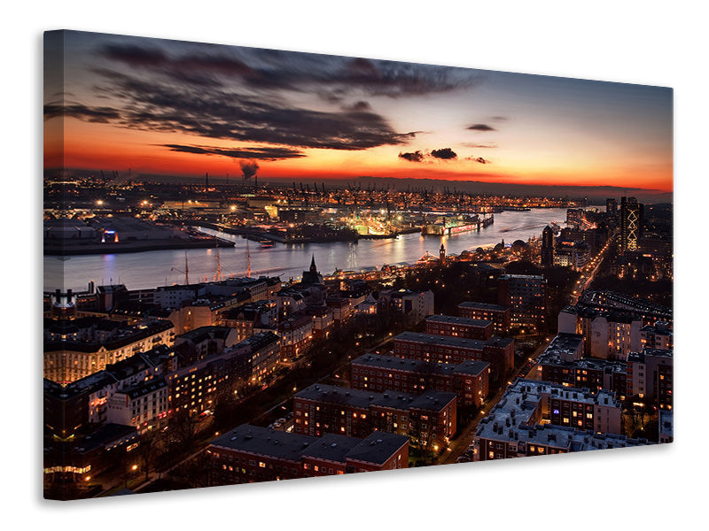4-piece-canvas-print-wintersunset