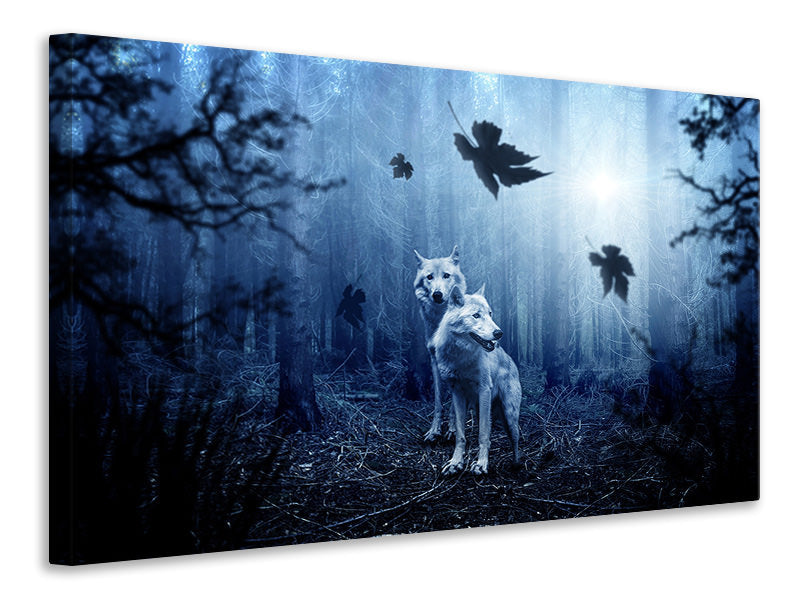5-piece-canvas-print-wolf39s-couple