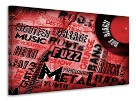 4-piece-canvas-print-writings-music-grunge