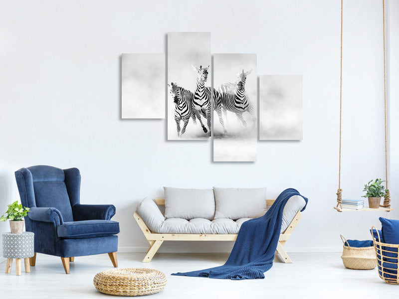 canvas-print-zebras