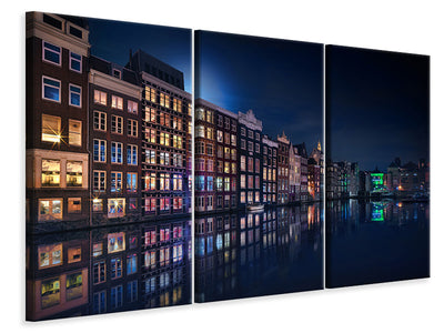 3-piece-canvas-print-amsterdam-windows-colors