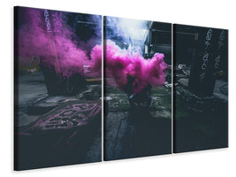 3-piece-canvas-print-art-with-smoke