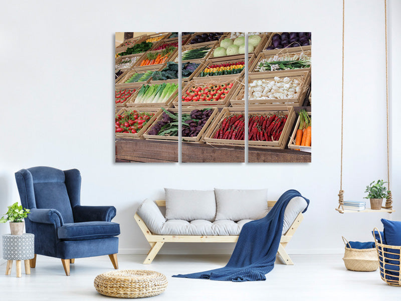 3-piece-canvas-print-at-the-vegetable-market