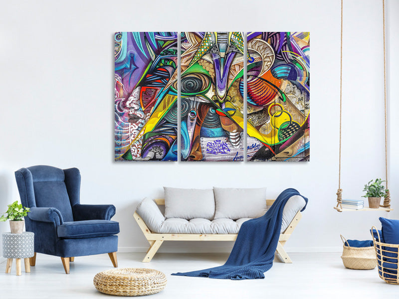 3-piece-canvas-print-fantasy-graffiti