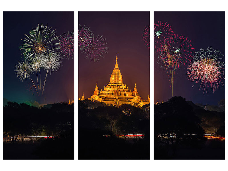 3-piece-canvas-print-fireworks-at-the-temple