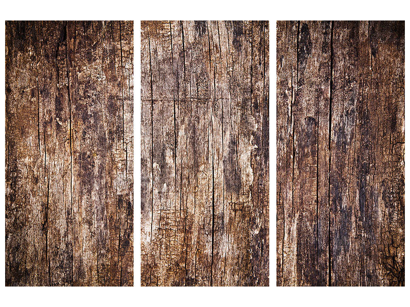 3-piece-canvas-print-retro-wood