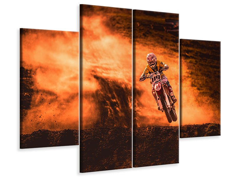 4-piece-canvas-print-above