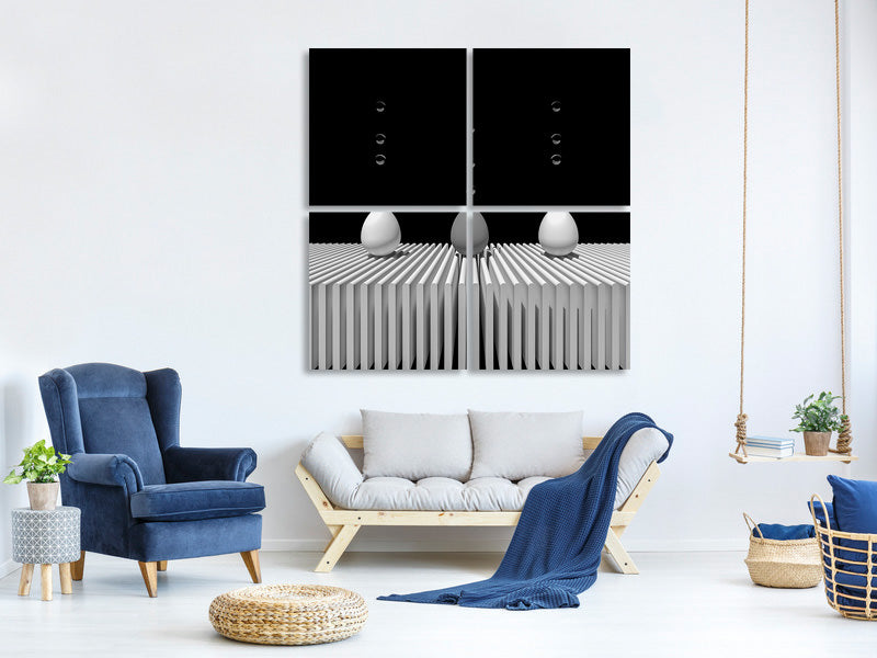 4-piece-canvas-print-be-different