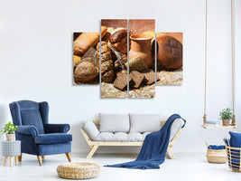 4-piece-canvas-print-breakfast-breads