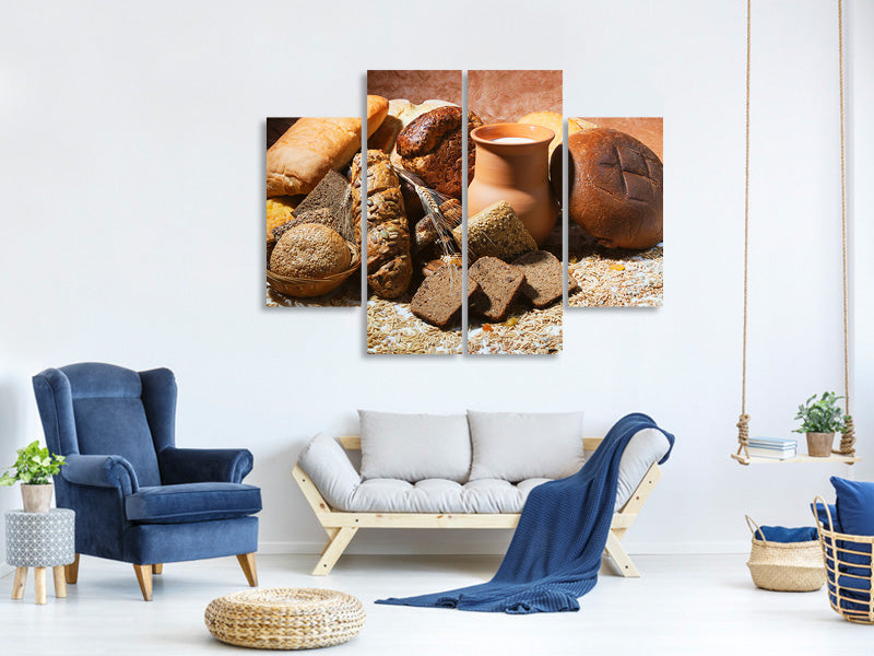 4-piece-canvas-print-breakfast-breads