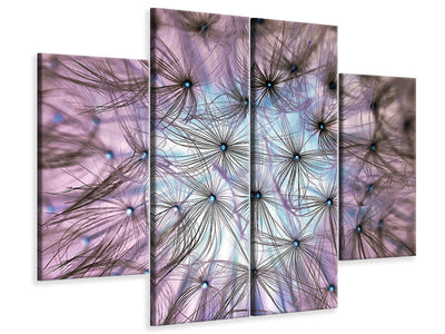 4-piece-canvas-print-dandelion-in-the-light-play