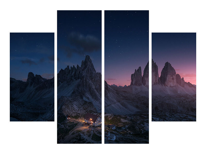 4-piece-canvas-print-drei-zinnen