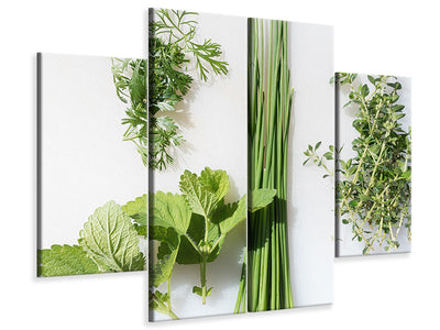 4-piece-canvas-print-fresh-herbs