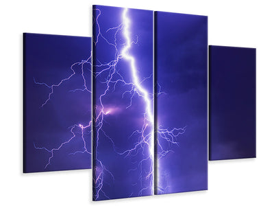 4-piece-canvas-print-imposing-lightning