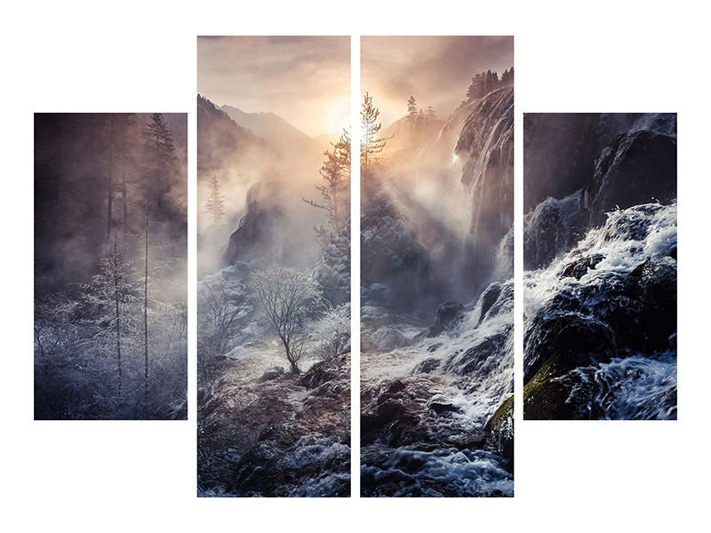 4-piece-canvas-print-jiuzhaigou-china