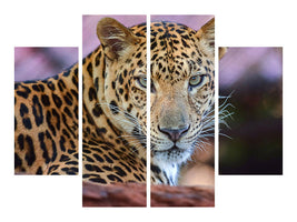 4-piece-canvas-print-leopard