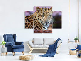 4-piece-canvas-print-leopard