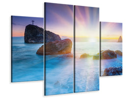 4-piece-canvas-print-photo-wallaper-mystic-sea