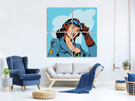 4-piece-canvas-print-pop-art-pilot