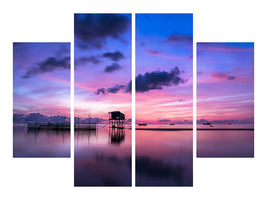 4-piece-canvas-print-quiet-sunrise