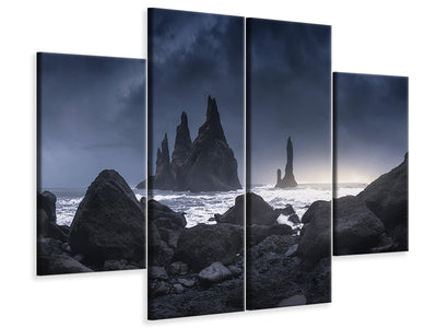 4-piece-canvas-print-reynisdrangar