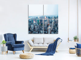 4-piece-canvas-print-skyline-manhattan-at-dusk