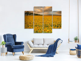 4-piece-canvas-print-sunflowers