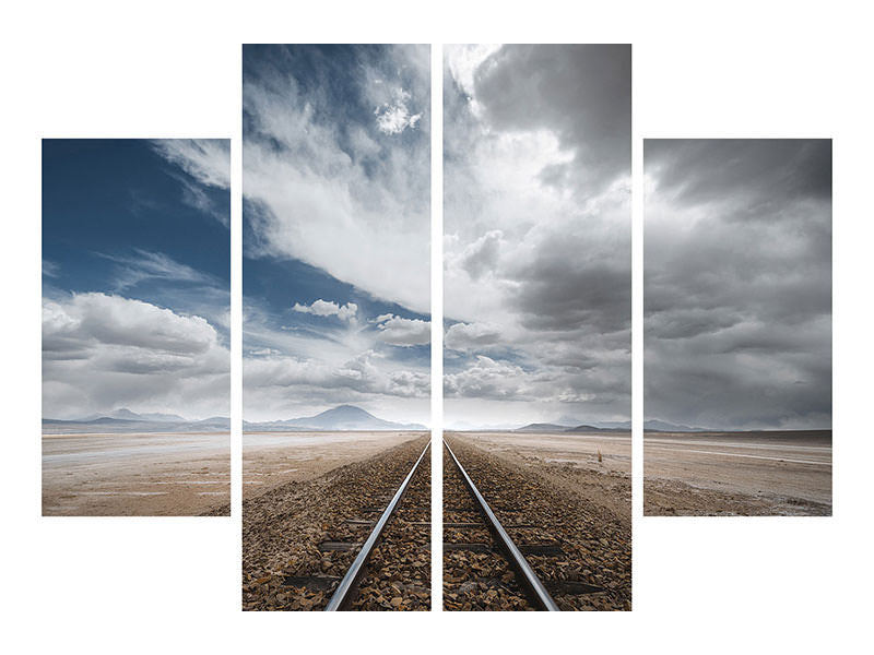 4-piece-canvas-print-the-long-road