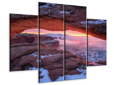 4-piece-canvas-print-the-moment-right-before-sunrise