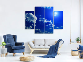 4-piece-canvas-print-the-moon