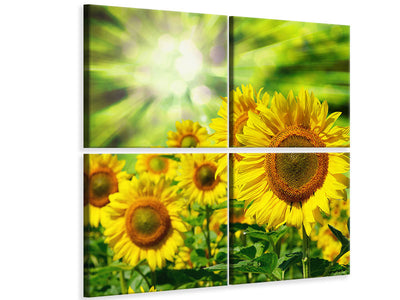 4-piece-canvas-print-the-sun-and-the-flowers