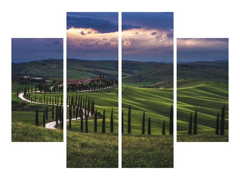 4-piece-canvas-print-tuscany-crete-senesi
