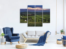 4-piece-canvas-print-tuscany-crete-senesi