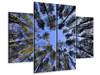 4-piece-canvas-print-under-high-treetops