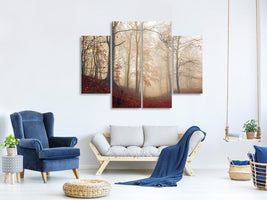 4-piece-canvas-print-waiting-for-the-deer