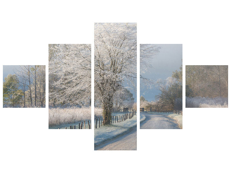5-piece-canvas-print-a-frosty-morning