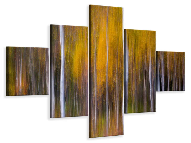 5-piece-canvas-print-abstract-fall