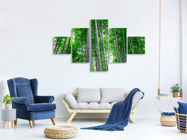 5-piece-canvas-print-bamboo-forest