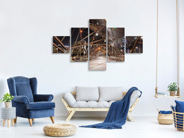 5-piece-canvas-print-bridge-lights