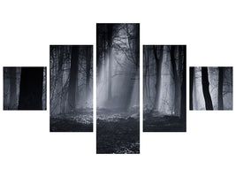 5-piece-canvas-print-capela-forest