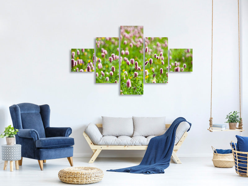 5-piece-canvas-print-clover