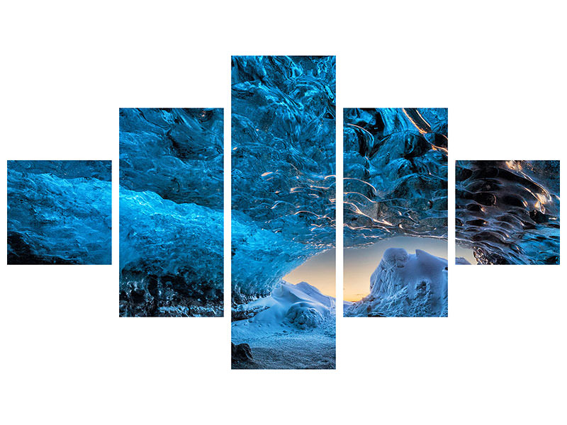 5-piece-canvas-print-crystal-cave