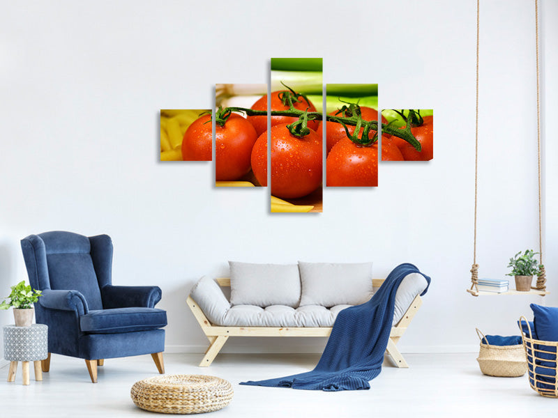 5-piece-canvas-print-everything-for-pasta