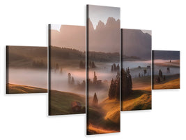 5-piece-canvas-print-first-light-a
