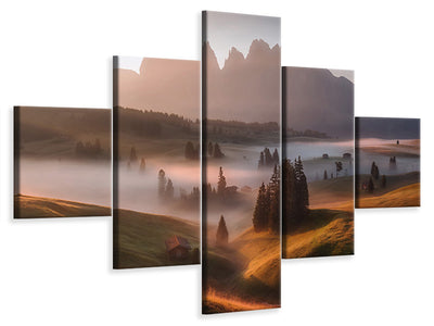 5-piece-canvas-print-first-light-a