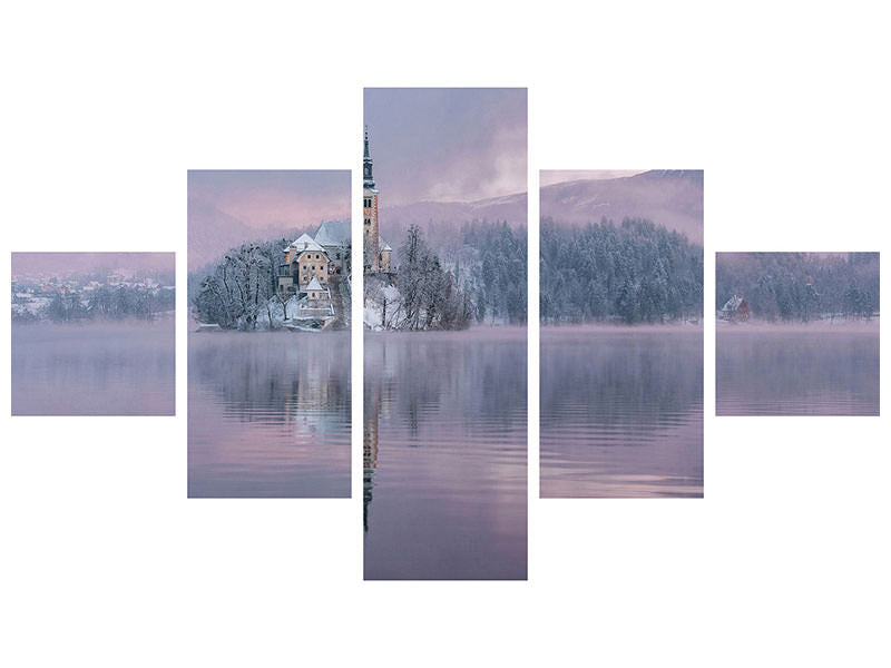 5-piece-canvas-print-frozen-fairytale