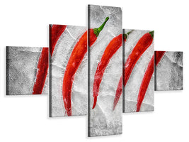 5-piece-canvas-print-frozen-fire