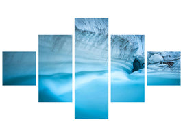 5-piece-canvas-print-glacier-river-cave