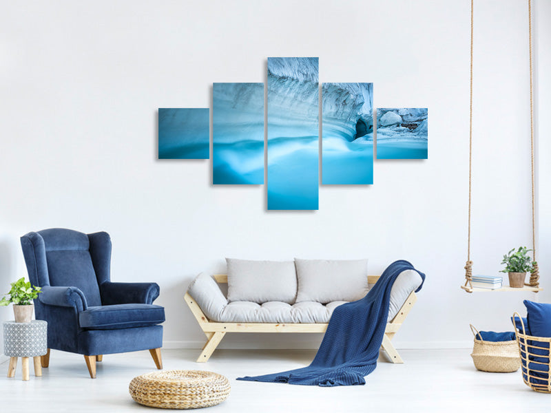 5-piece-canvas-print-glacier-river-cave
